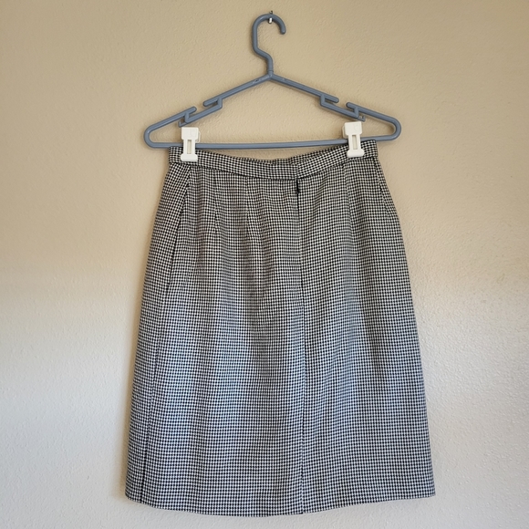 Pendelton Classic Houndstooth Pencil Skirt - Picture 5 of 7